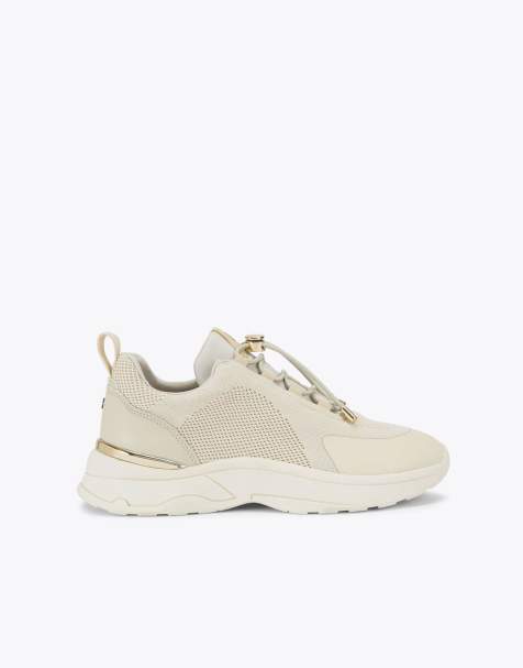 KG Kurt Geiger Link toggle trainers in bone - view 1