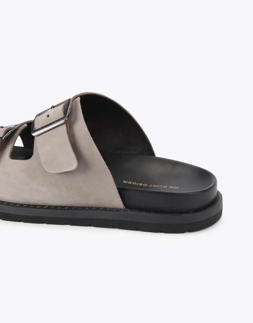 KG Kurt Geiger Lisbon slippers in beige, 3 of 4