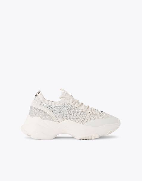 KG Kurt Geiger Lively gem trainers in bone - view 1
