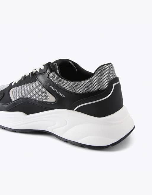 KG Kurt Geiger Lloyd trainers in black combination, 3 of 4
