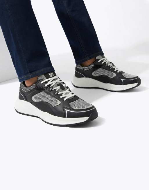 KG Kurt Geiger Lloyd trainers in black combination, 4 of 4