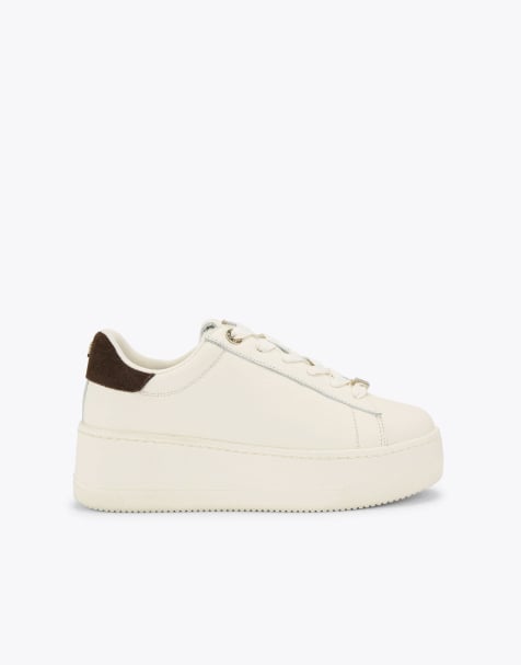 KG Kurt Geiger Logic trainers in white - view 1