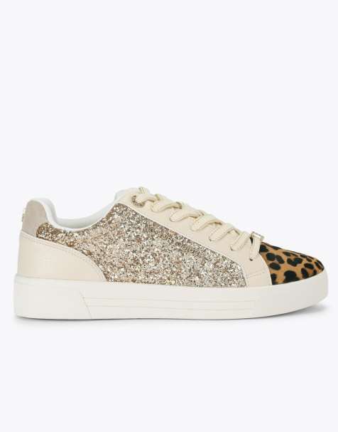 KG Kurt Geiger Lucky trainers in bone combination - view 1