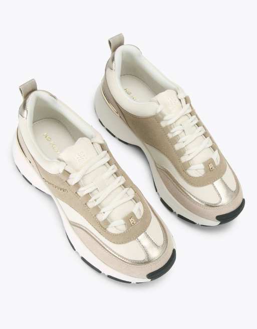 KG Kurt Geiger Lush trainers in beige combination, 2 of 4