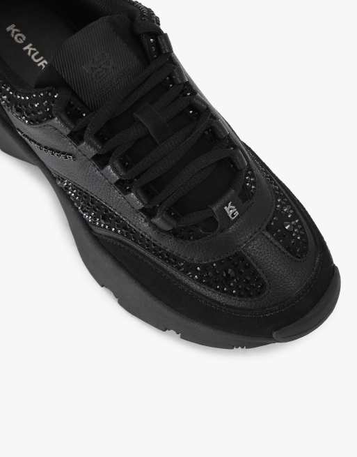 KG Kurt Geiger Lush trainers in black combination, 4 of 4