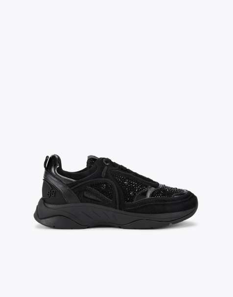 KG Kurt Geiger Luxe gem trainers in black combination - view 1