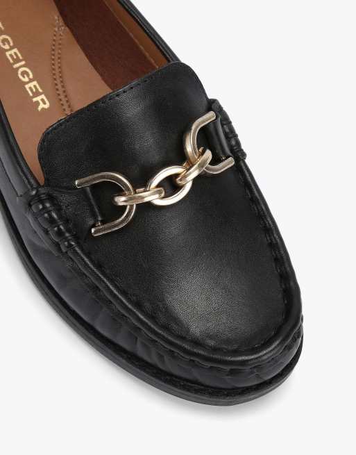 KG Kurt Geiger Miller flat shoes in black leather, 3 of 4