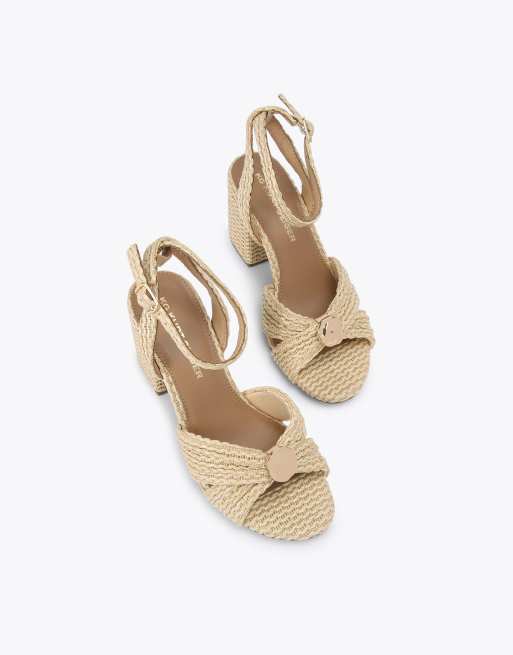KG Kurt Geiger Muna heeled sandals in beige combination, 2 of 4