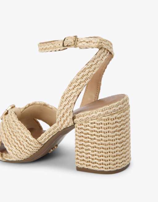KG Kurt Geiger Muna heeled sandals in beige combination, 3 of 4