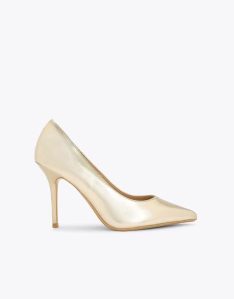 KG Kurt Geiger Nala heeled shoes in gold - view 1