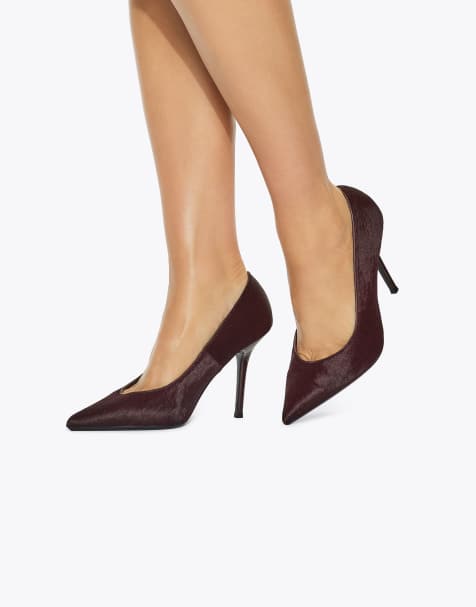 KG Kurt Geiger Nala heeled shoes in wine - view 1