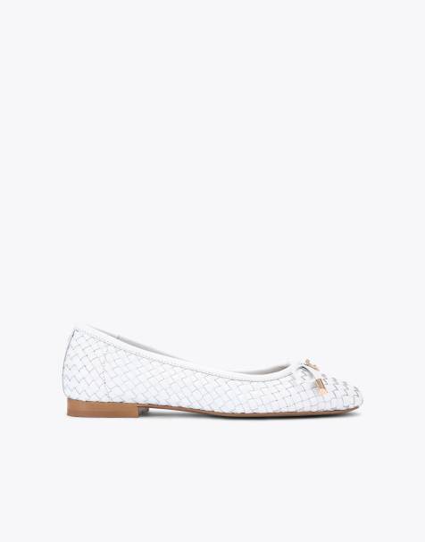 KG Kurt Geiger Nora ballets in bone - view 1