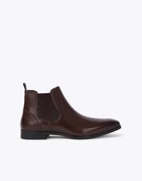 KG Kurt Geiger Pax chelsea boots in brown - view 1