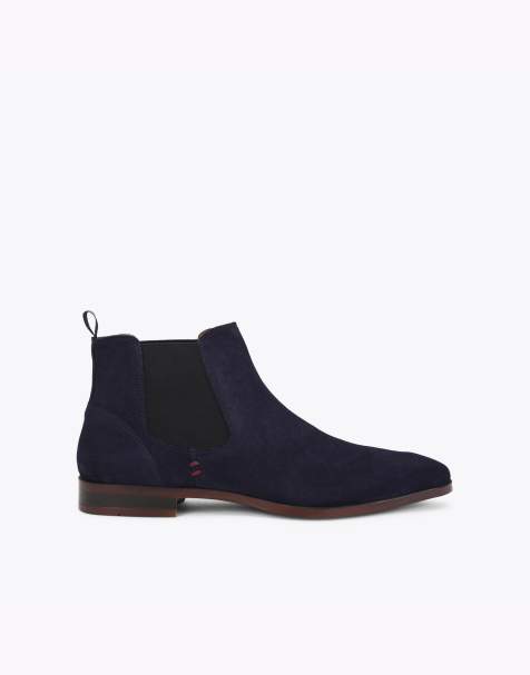 KG Kurt Geiger Pax chelsea boots in navy - view 1