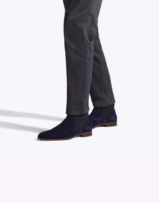 KG Kurt Geiger Pax chelsea boots in navy, 4 of 4