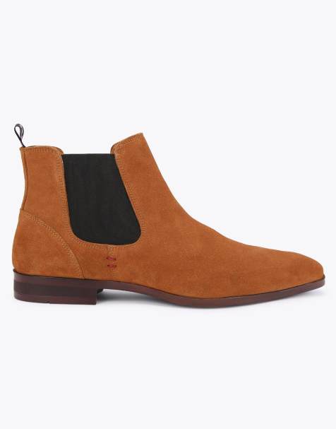 KG Kurt Geiger Pax chelsea boots in tan - view 1