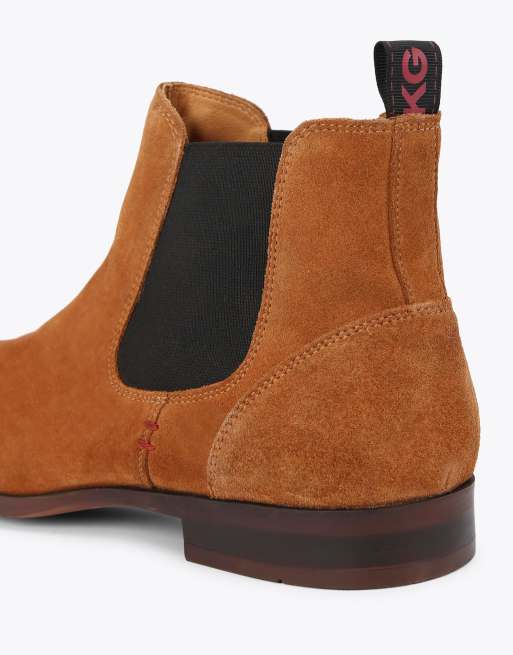KG Kurt Geiger Pax chelsea boots in tan, 3 of 4