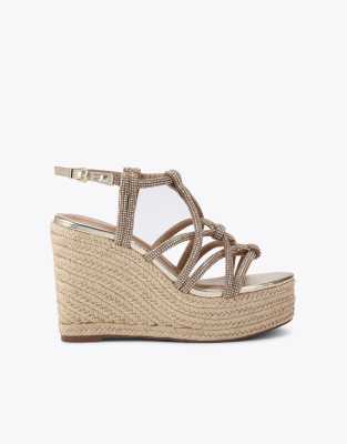  Perla wedge heeled sandals 
