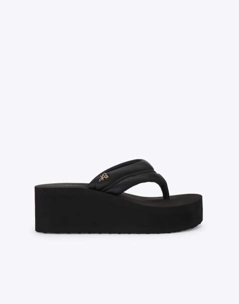 KG Kurt Geiger Reagan heeled sandals in black - view 1