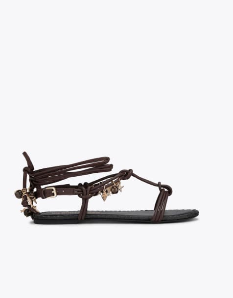 KG Kurt Geiger Roux flat sandals in brown other - view 1