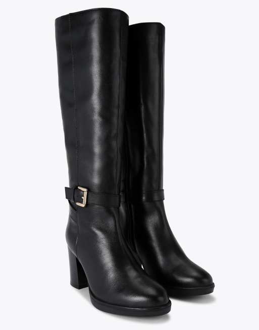 KG Kurt Geiger Sage high leg knee boots in black, 2 of 4