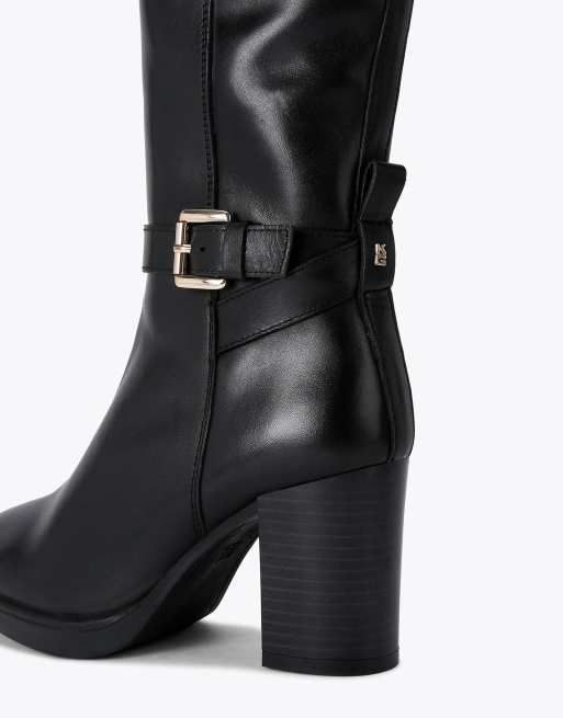 KG Kurt Geiger Sage high leg knee boots in black, 4 of 4
