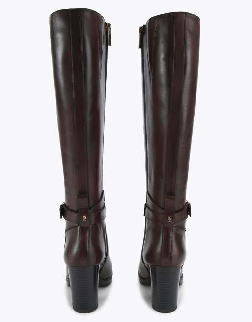 KG Kurt Geiger Sage high leg knee boots in brown, 3 of 4