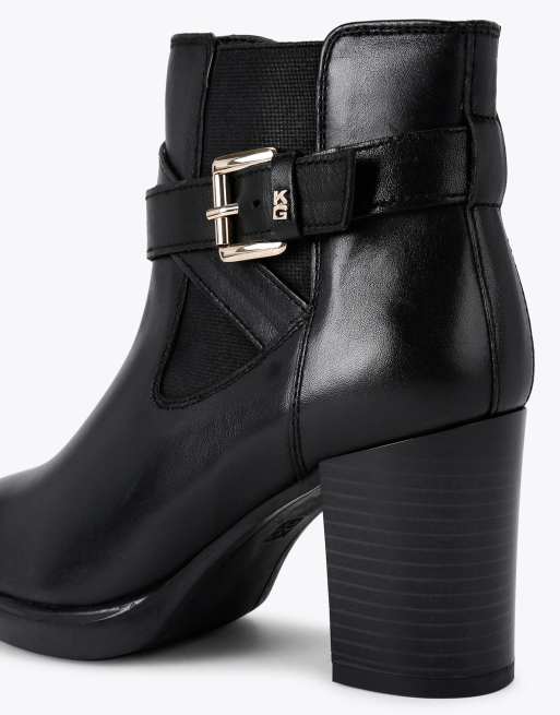 KG Kurt Geiger Sage mid ankle boots in black, 3 of 4