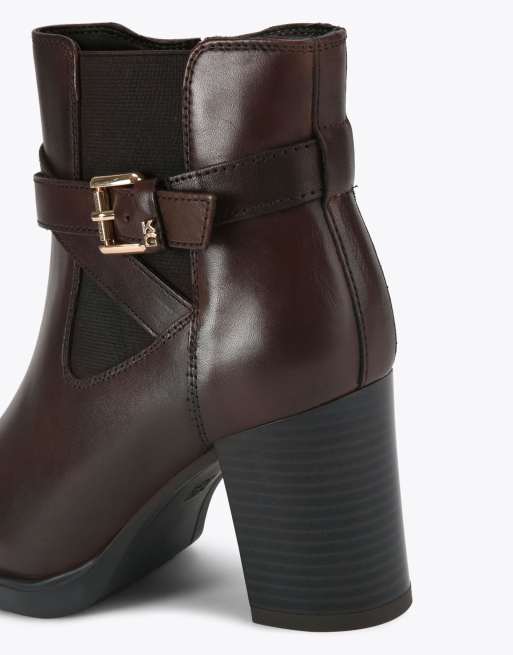 KG Kurt Geiger Sage mid ankle boots in brown, 3 of 4