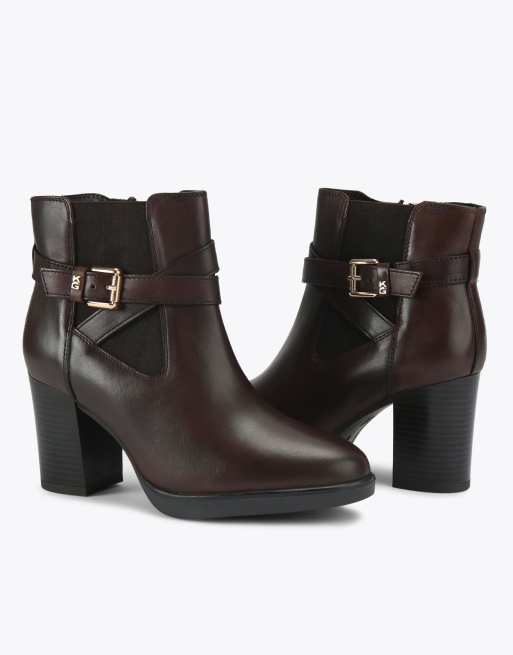 KG Kurt Geiger Sage mid ankle boots in brown, 4 of 4