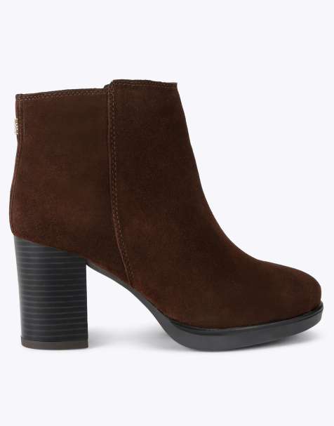 KG Kurt Geiger Sage mid ankle boots in brown - view 1