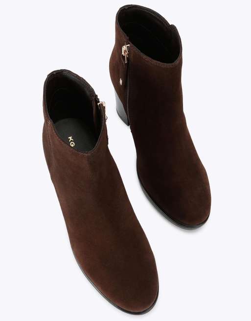 KG Kurt Geiger Sage mid ankle boots in brown, 2 of 4