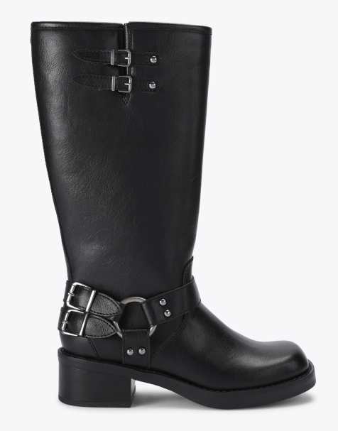 KG Kurt Geiger Shelby knee boots in black - view 1