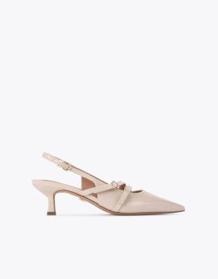  Sienna heeled shoes in bone