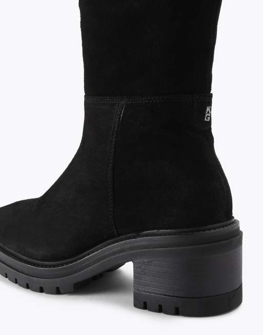 KG Kurt Geiger Sierra knee boots in black, 4 of 4