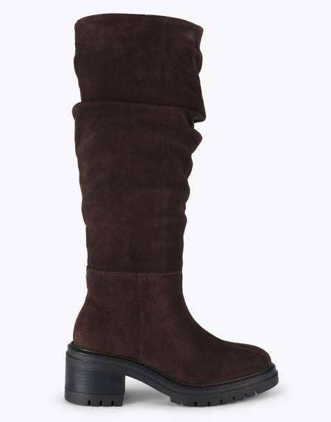 KG Kurt Geiger Sierra knee boots in brown - view 1