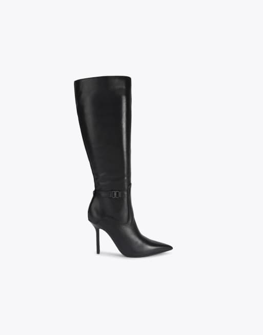 KG Kurt Geiger Sky knee boots in black leather