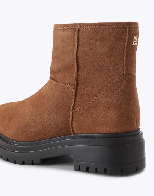 KG Kurt Geiger Snow low ankle boots in tan, 3 of 4