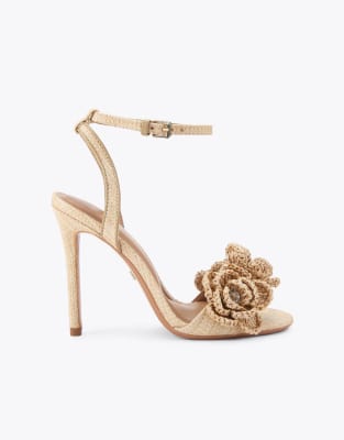  Sonnet heeled sandals in beige