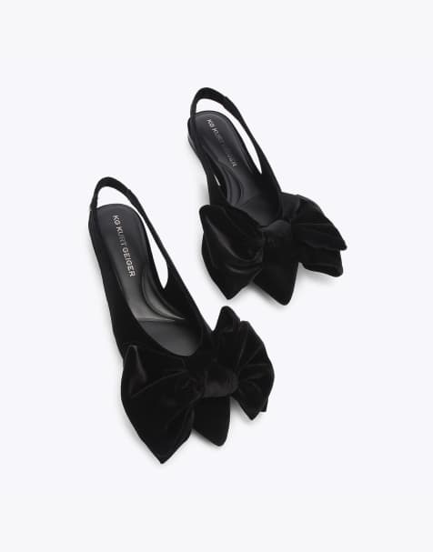 KG Kurt Geiger Sophia flat sandals in black - view 1
