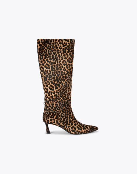 KG Kurt Geiger Stark leather knee boots in brown other - view 1