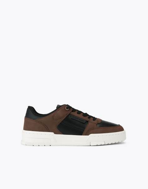KG Kurt Geiger Storm retro trainers in black brown - view 1