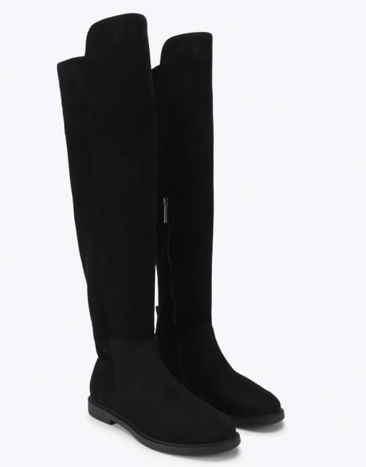 KG Kurt Geiger Stratton knee boots in black combination, 2 of 4