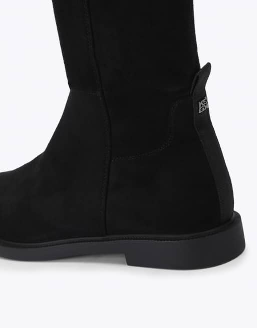 KG Kurt Geiger Stratton knee boots in black combination, 4 of 4