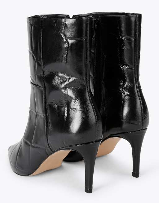 KG Kurt Geiger Strict boot mid ankle boots in black, 3 of 4
