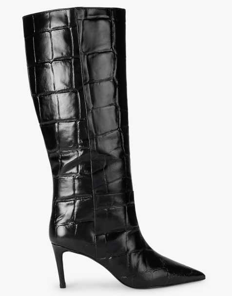 KG Kurt Geiger Strict high boot knee boots in black - view 1