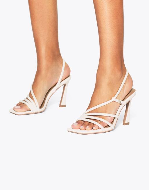 KG Kurt Geiger Sweetie pearl heeled sandals in white comb, 4 of 4