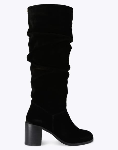 KG Kurt Geiger Sylvie knee boots in black - view 1