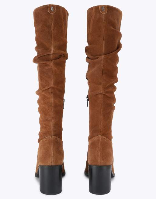 KG Kurt Geiger Sylvie knee boots in tan, 3 of 4