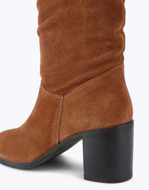 KG Kurt Geiger Sylvie knee boots in tan, 4 of 4